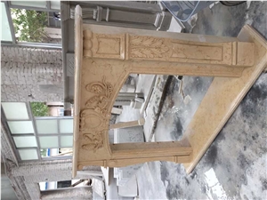 Multicolor Decorating Fireplace,Popular Design Idea,Fireplace Surrounding,Sculptured Fireplace,Made in China