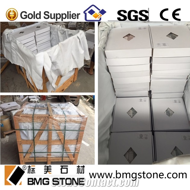 Athens Grey Marble Pattern Glass Aluminum Mosaic