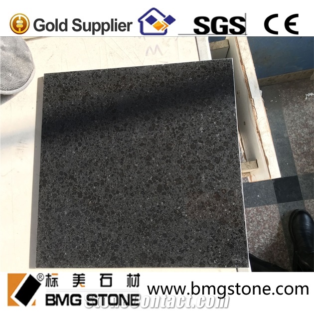 G684 Black Basalt Grooved Tile for Pool Pavers