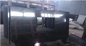 Granite Countertop /Kitchen Countertops / Black Galaxy Countertop/Kitchen Desk Tops /Kitchen Island Tops