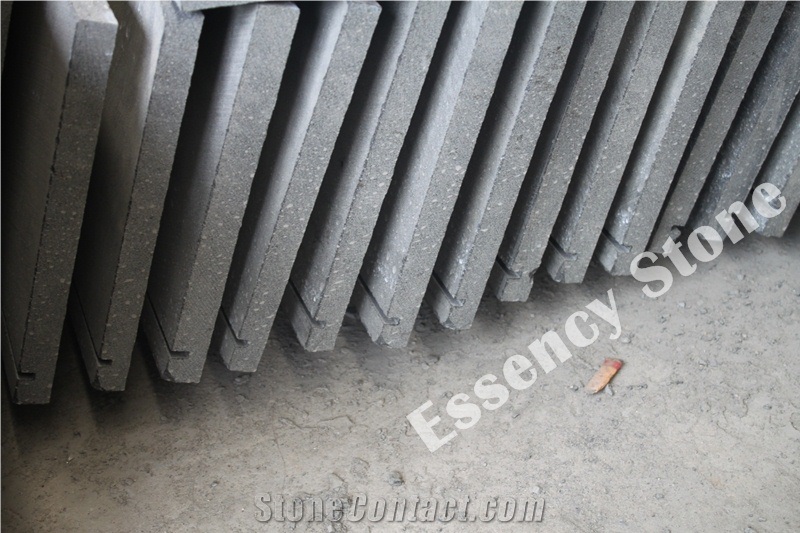 Black Window Sill with Flamed Surface,Flamed Black Basalt Window Sill with Raindrop Groove