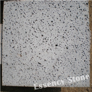China Black Lava Stone Tiles Machine Cut,Volcanic Rocky Stone Tiles