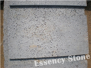 China Black Lava Stone Tiles Machine Cut,Volcanic Rocky Stone Tiles