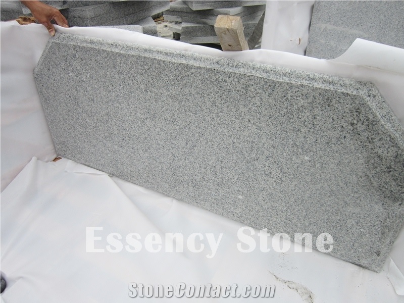 China G603 Grey/White Granite Commercial Countertop,Kitchen Top with Bullnose Edge