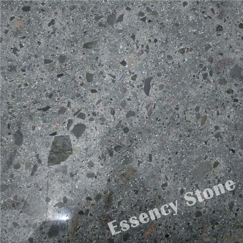 China Multicolor Green Granite Tiles & Slabs Polished Green Yiyang Granite