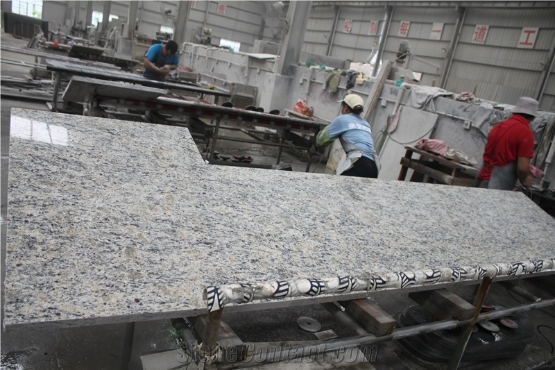 Giallo Santa Cecilia Granite Prefab Kitchen Countertop 96"X26",St Cecilia Light Granite