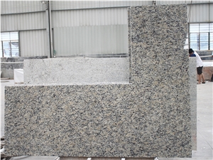 Giallo Santa Cecilia Granite Prefab Kitchen Countertop 96"X26",St Cecilia Light Granite
