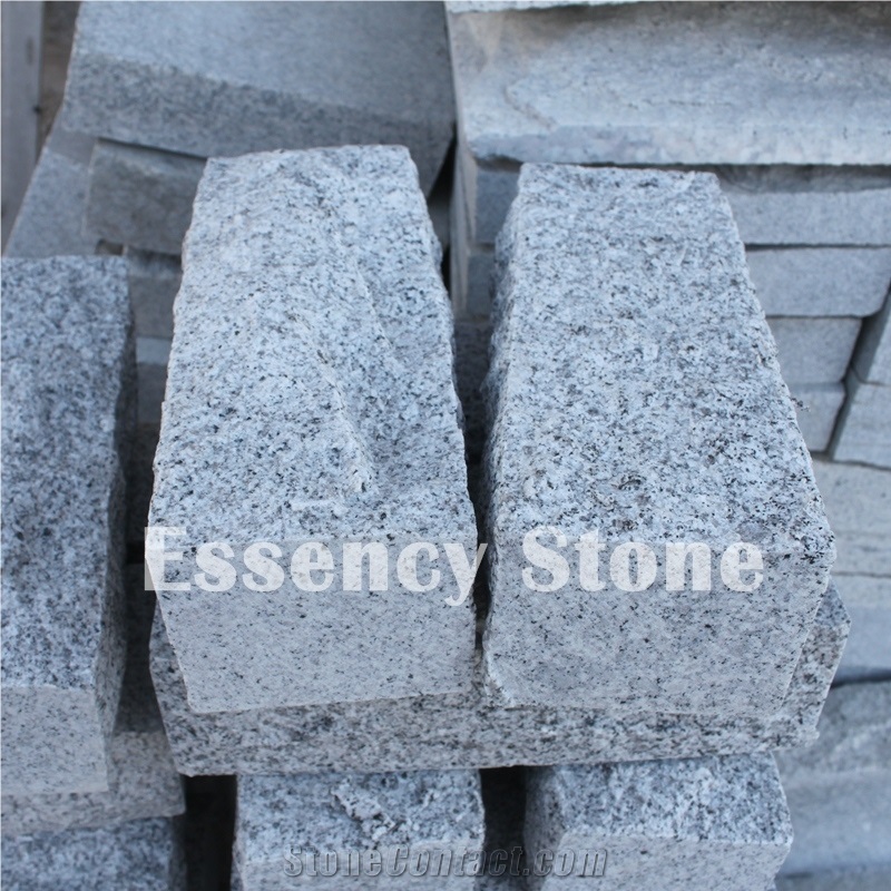Granite Brick,China G640 Bianco Sardo Lighty Grey Granite Brick Stone Wall Tile Natural Split