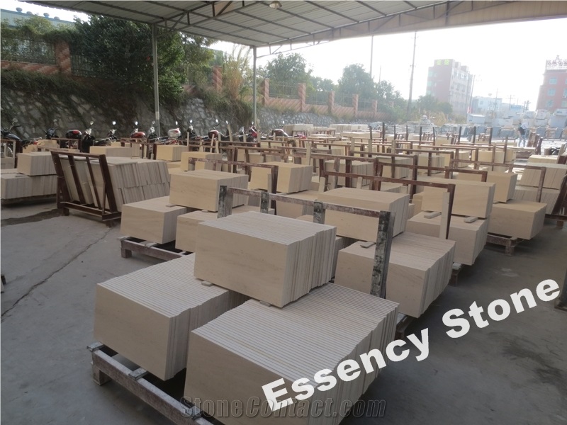 Honed Moca Crema Limestone Tiles, White Limestone Tiles, Turkey Honed Beige Limestone Tiles for Flooring & Walling