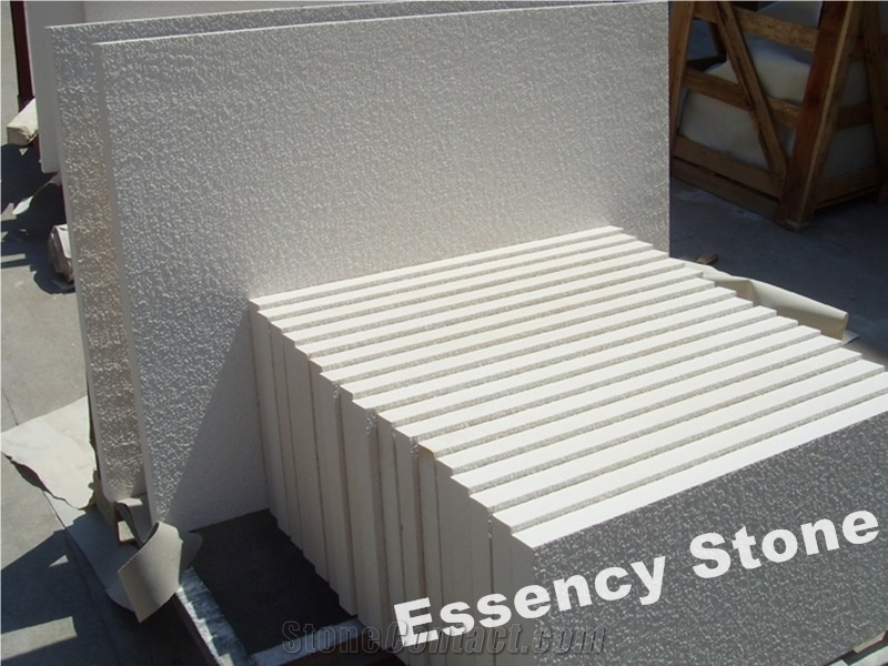 Honed Moca Crema Limestone Tiles, White Limestone Tiles, Turkey Honed Beige Limestone Tiles for Flooring & Walling
