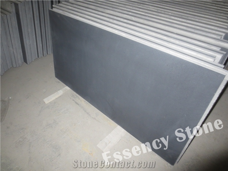 Honed Mongolia Black Basalt Tile,Swimming Pool Surround Coping Tile