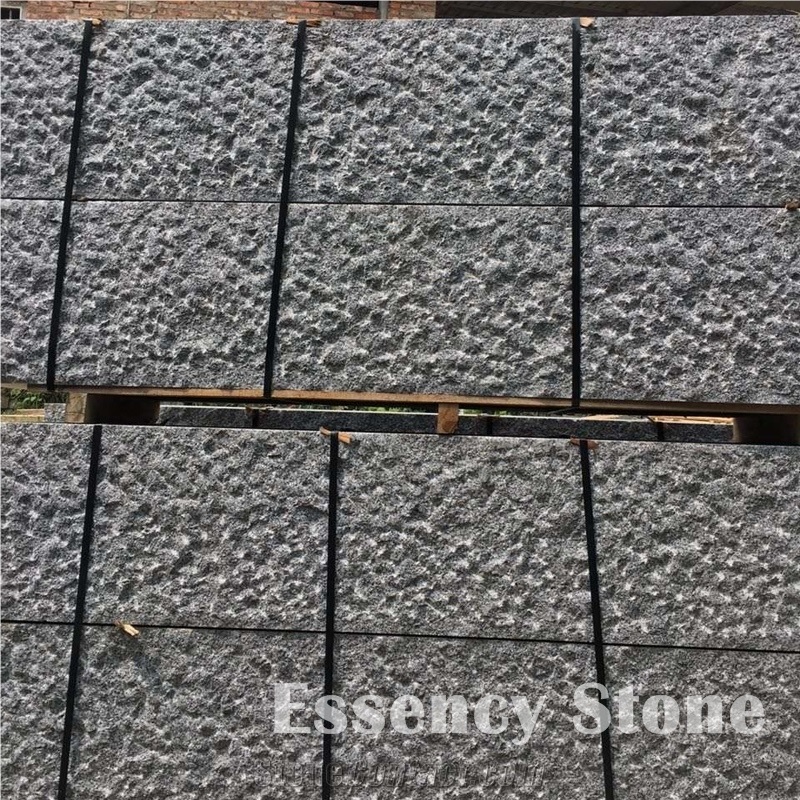 Pineapple Granite Building Stone Of G654 Padang Dark Grey Granite for Pillar and Posts Caps