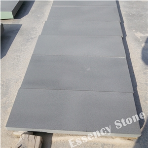 Sandblasted Black Basalt Tile for Swimming Pool,China Mongolia Black Basalt