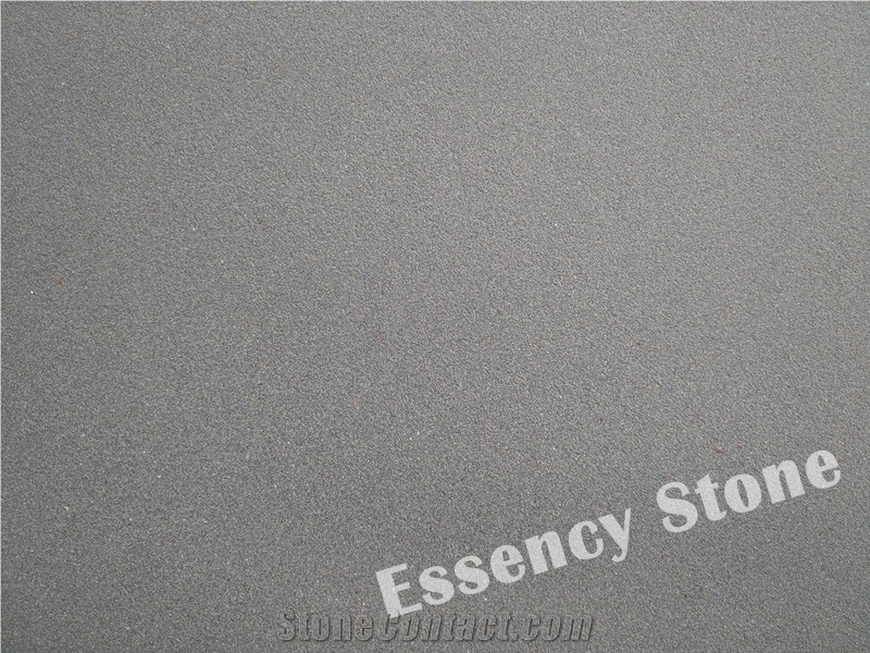 Sandblasted Black Basalt Tile for Swimming Pool,China Mongolia Black Basalt