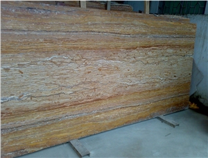 China Factory Price Francial Gold Wooden Marble Tile & Slab Red Dragon Polished Marble Tiles Big Slab