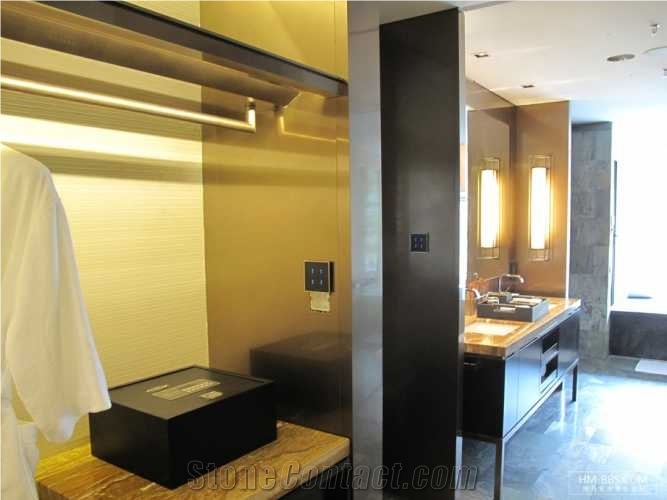China Factory Price Francial Gold Wooden Marble Tile & Slab Red Dragon Polished Marble Tiles Big Slab