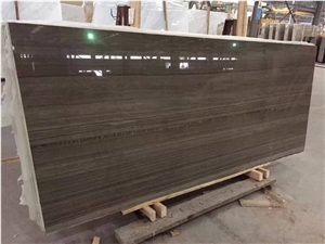 China Coffee Wood Vein Marble Slabs, China Brown Marble