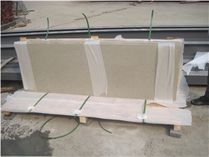 China Sandy Yellow Granite Slabs, Tiles, Cut-To-Size, Wall Cladding, Wallstone
