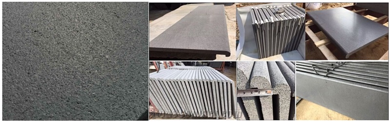 Hainan Black Basalt, Hainan Black Basalt Pool Coping