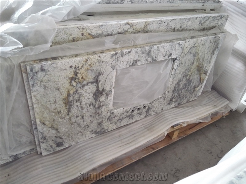Kashmir Gold Granite, New Kashmir Gold Granite,Gold Granite, Indian Kashmir Gold Countertop, Bench Top, Kitchen Top, Work Top,Bar Top