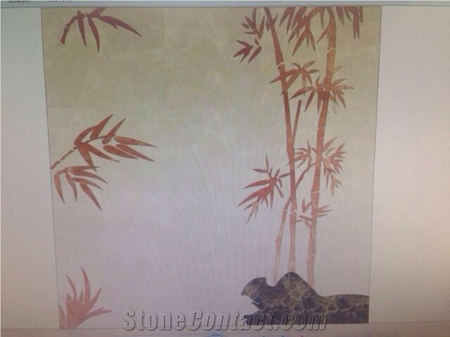 Water Jet Cladding,Water Jet Pattern, Natural Stone Mosaic, Medallion
