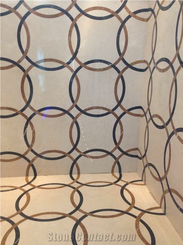 Water Jet Cladding,Water Jet Pattern, Natural Stone Mosaic, Medallion
