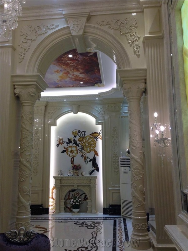 Water Jet Cladding,Water Jet Pattern, Natural Stone Mosaic, Medallion