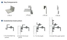 Stone Fixing Accessories/Stone Fixing System/Wall Cladding Anchor/Facade Fixing Anchor/Dry-Hang Cladding Anchor