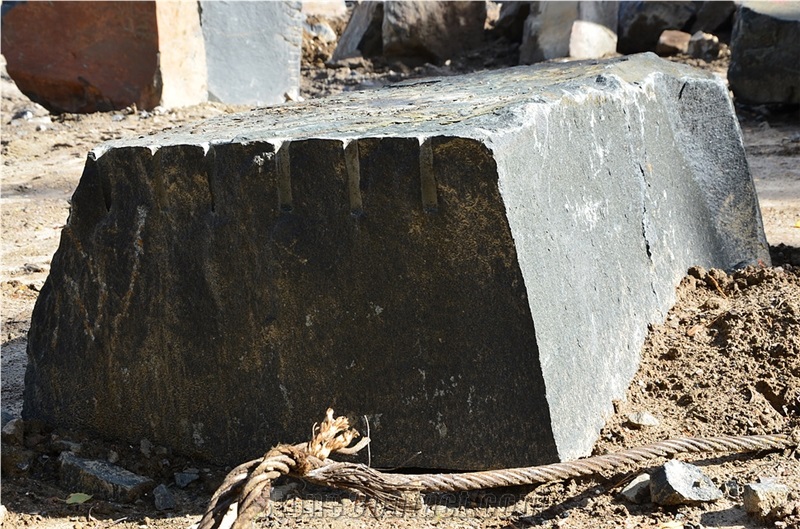 Gabbro Diabase - Karelia Black Granite Blocks