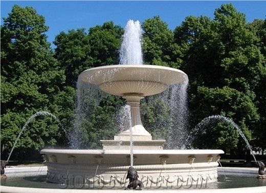 Decorate Water Scene Granite Fountain Park Square