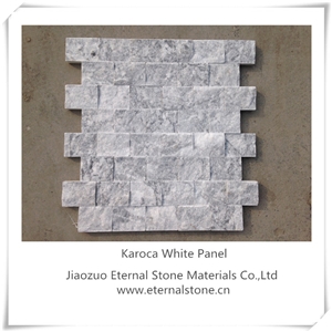 Marble Karoca White Cultured Stone and Panel
