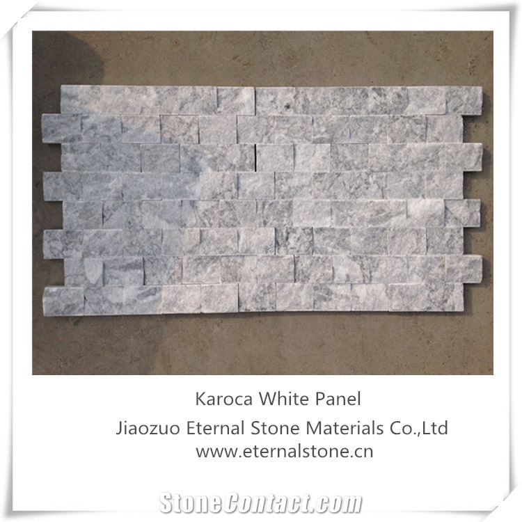 Marble Karoca White Cultured Stone and Panel