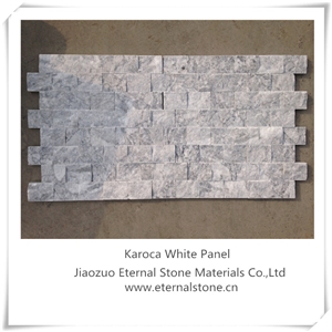 Marble Karoca White Cultured Stone and Panel
