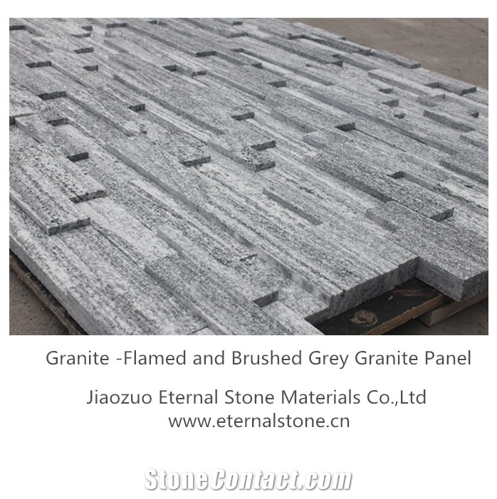Grey Granite Cultured Stone and Panel