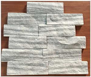 Marble Ruled White Wallstone for Building and Walling