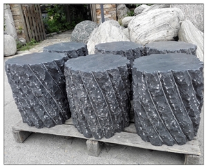 Natural Stone Bench and Table