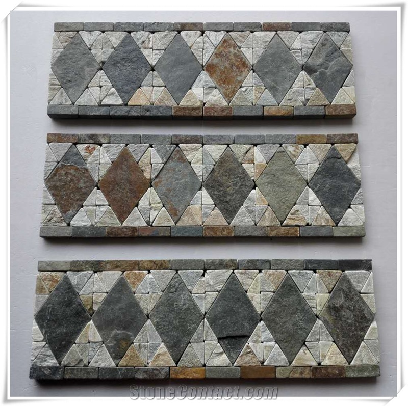 Natural Stone Lxb#6 Mosaic Border