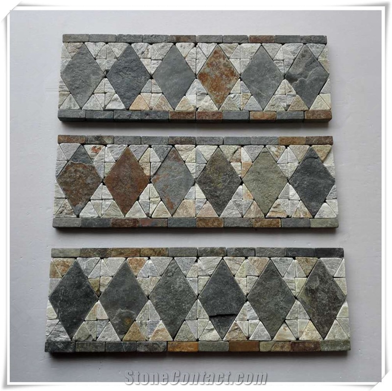 Natural Stone Lxb#6 Mosaic Border