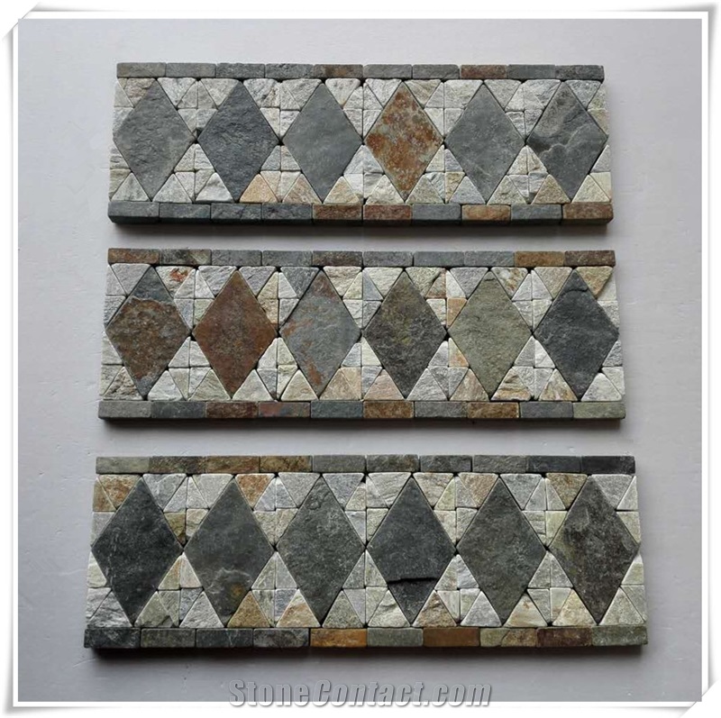 Natural Stone Lxb#6 Mosaic Border