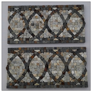 Natural Stone Lxb#9 Mosaic Border