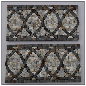 Natural Stone Lxb#9 Mosaic Border