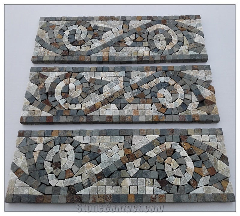 Natural Stone Lxs#11 Mosaic Border
