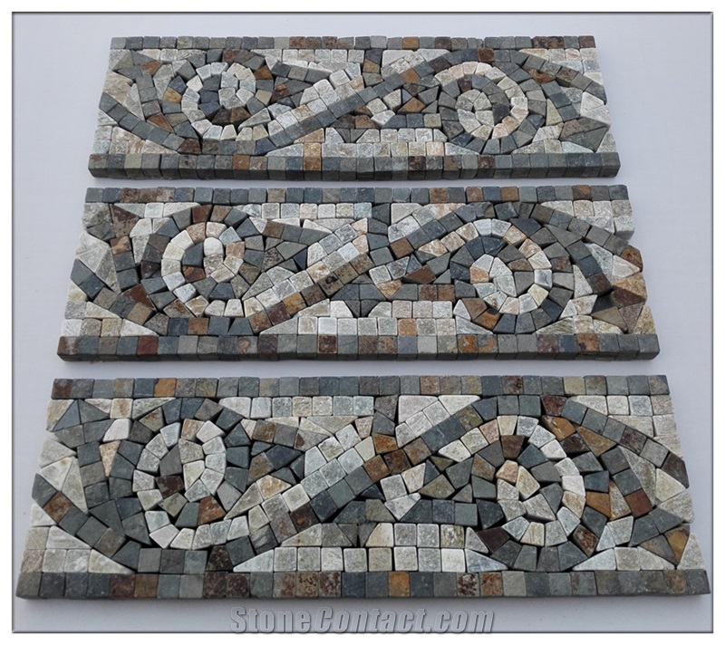 Natural Stone Lxs#11 Mosaic Border