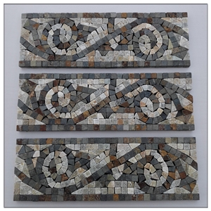 Natural Stone Lxs#11 Mosaic Border