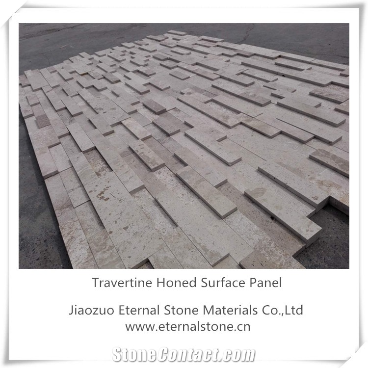 Travertine Cultured Stone and Panel for Wall Cladding