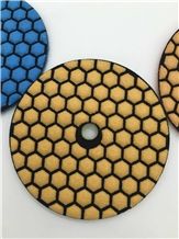 3" Dry Diamond Polishing Flexible Pad Set Engineered Stone Granite Marble Quartz