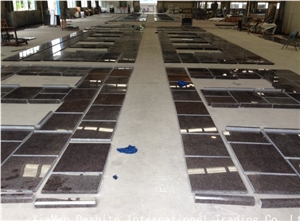 Dakota Mahogany United States Granite Tile & Slab Multicolor Building Stone Window and Doors