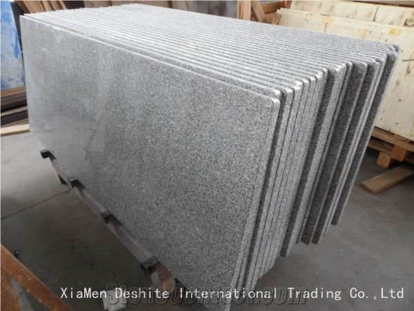 G603 White Dongshi Granite Bathroom Countertop Vanity Top