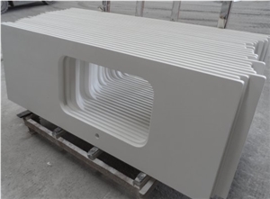 Quartz Stone China White Bath Top