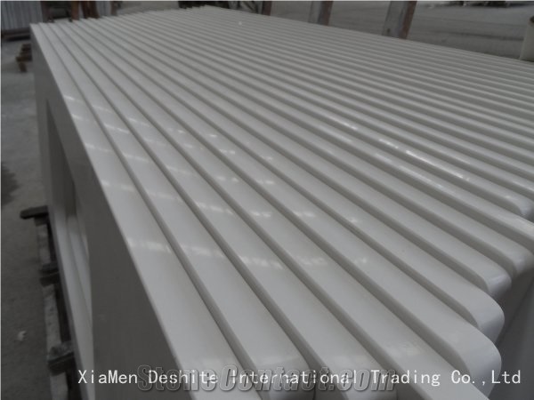 Quartz Stone China White Bath Top